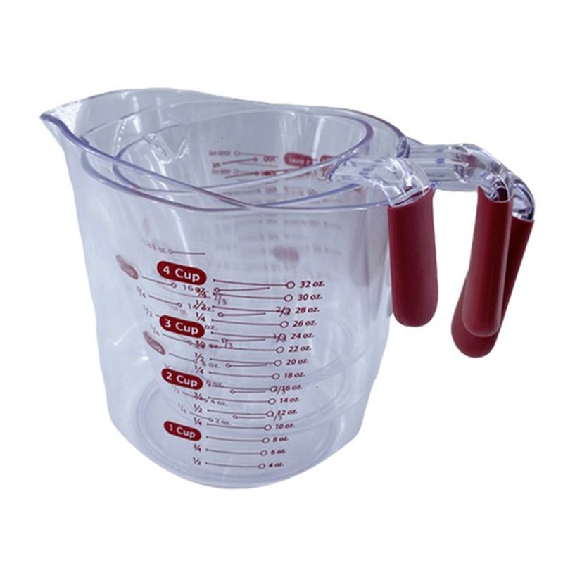 SET OF 3PC MEASURING CUP RUBBER