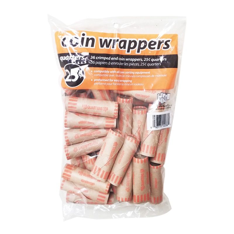 US QUARTER COIN WRAPPER 36CT