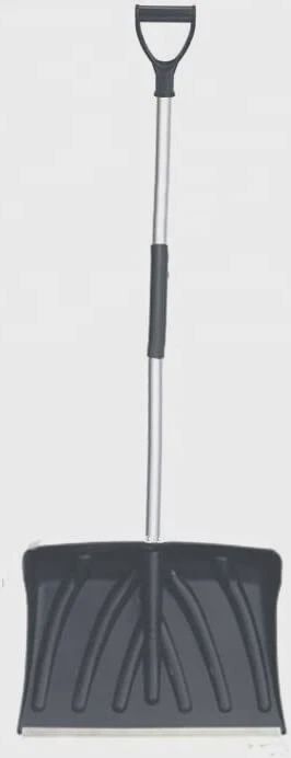 18" Snow Shovel with Metal Blade Grey