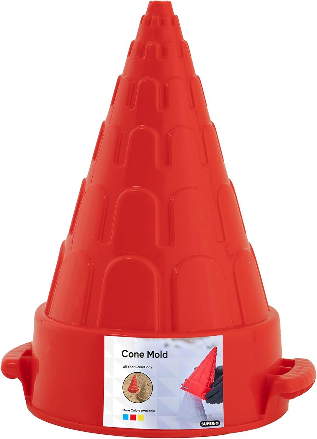 Kids Snow Tower Mold, Colour: RED