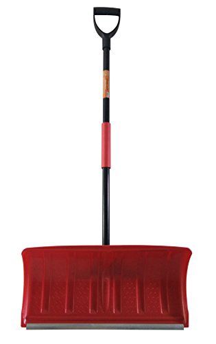 22" red pusher shovel