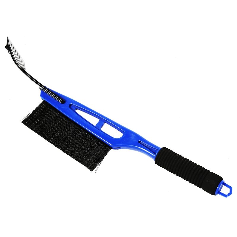 18" ECONOMICAL CAR SNOW BRUSH W/SCRAPER ASST COLOR