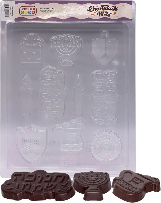Chanukah Chocolate Tray Assorted Shapes