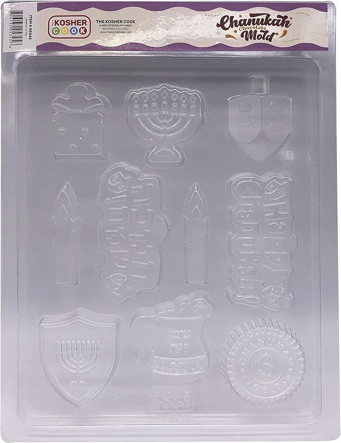 Chanukah Chocolate Tray Assorted Shapes