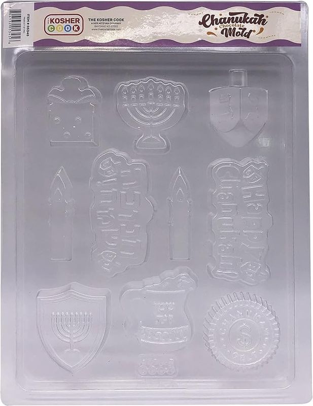 Chanukah Chocolate Tray Assorted Shapes