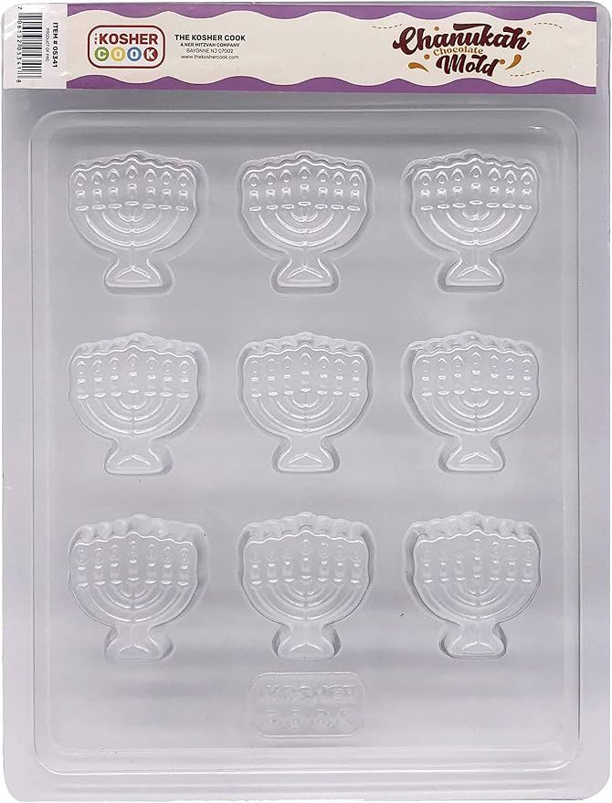 menorah chocolate molds
