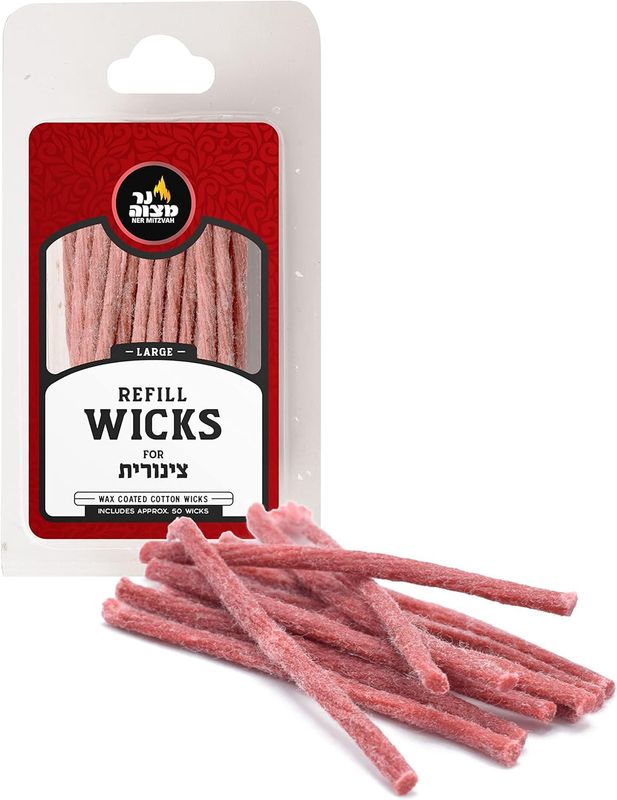 50PK. Refill Wicks Large