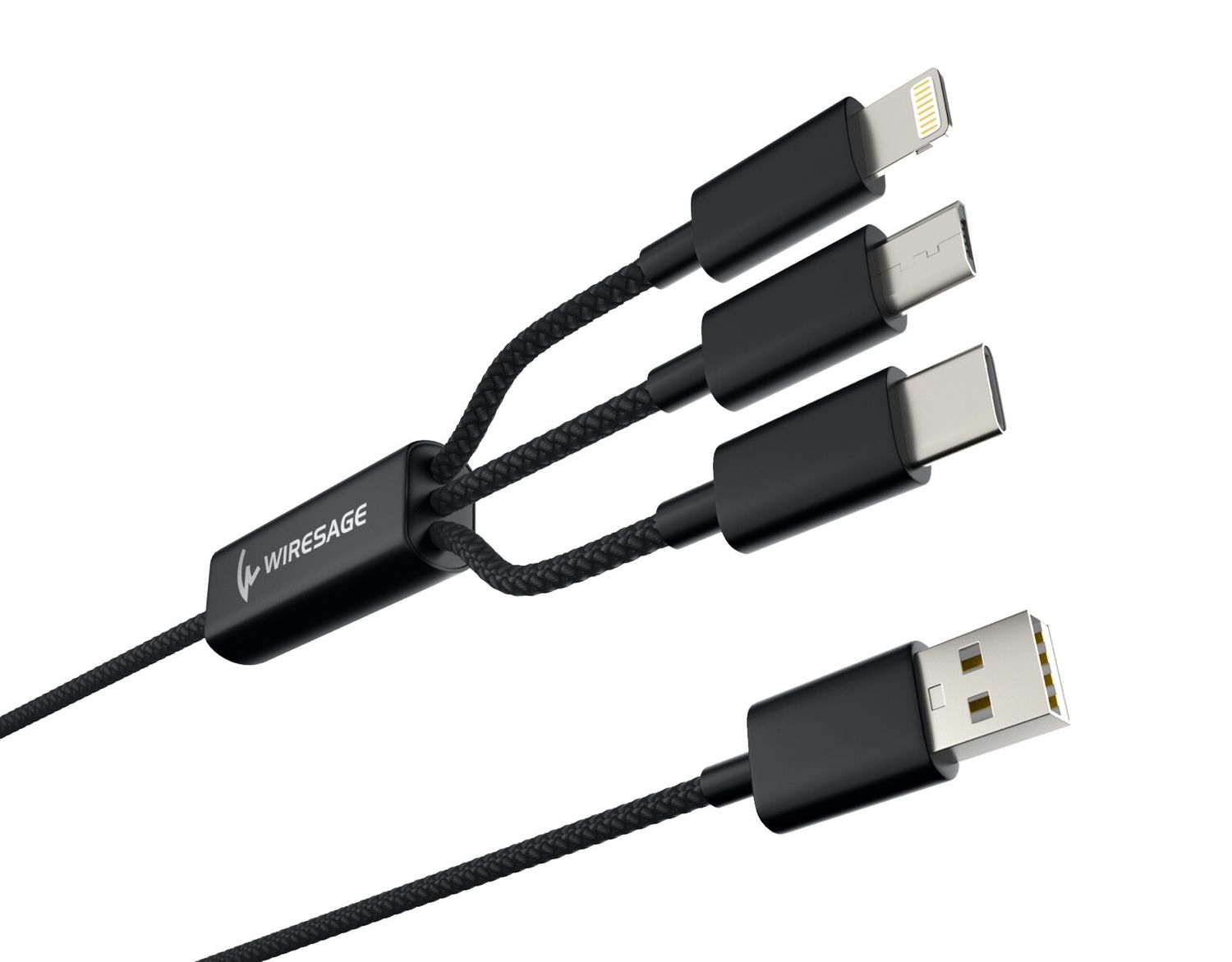 3 foot 3 in 1 charging wire