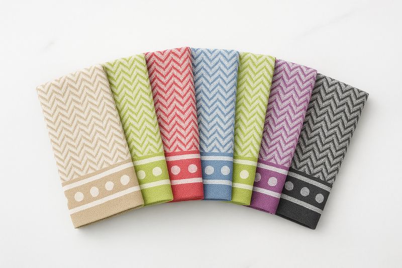 Roseberry Dotty Dish Towels