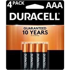 AAA Duracell Coppertop Batteries# 4 Pk.