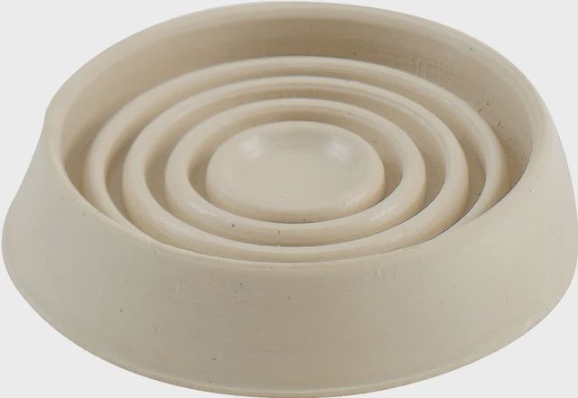 1-3/4" OFF-WHITE ROUND RUBBER CUPS 4 PACK