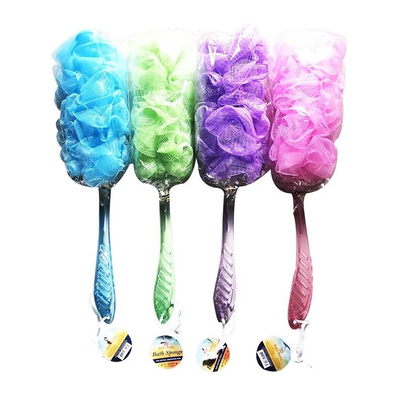 BATH SPONGE WITH HANDLE asst