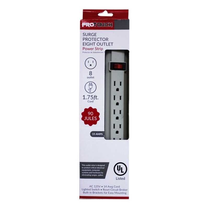 1.75FT. 8 OUTLET SURGE PROTECTOR