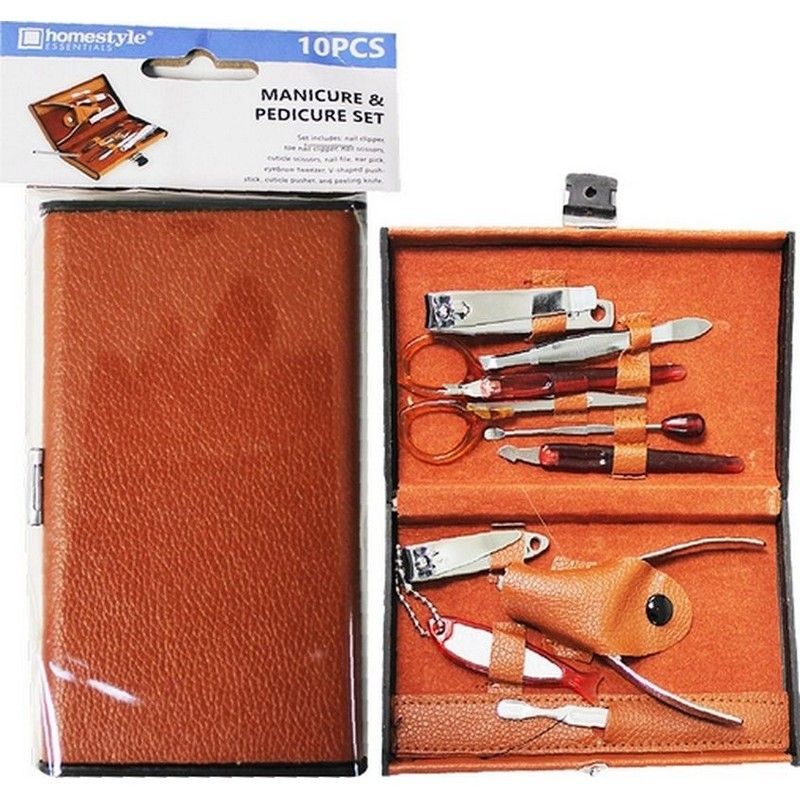 10PCS MANICURE PEDICURE SET