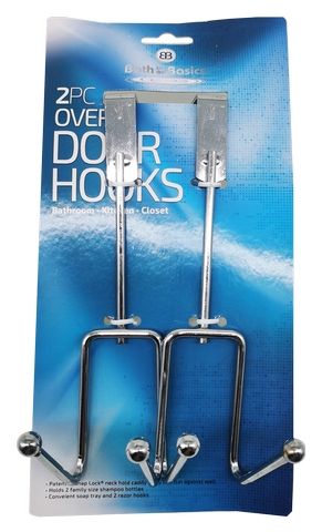 2PCS OVER DOOR HOOKS