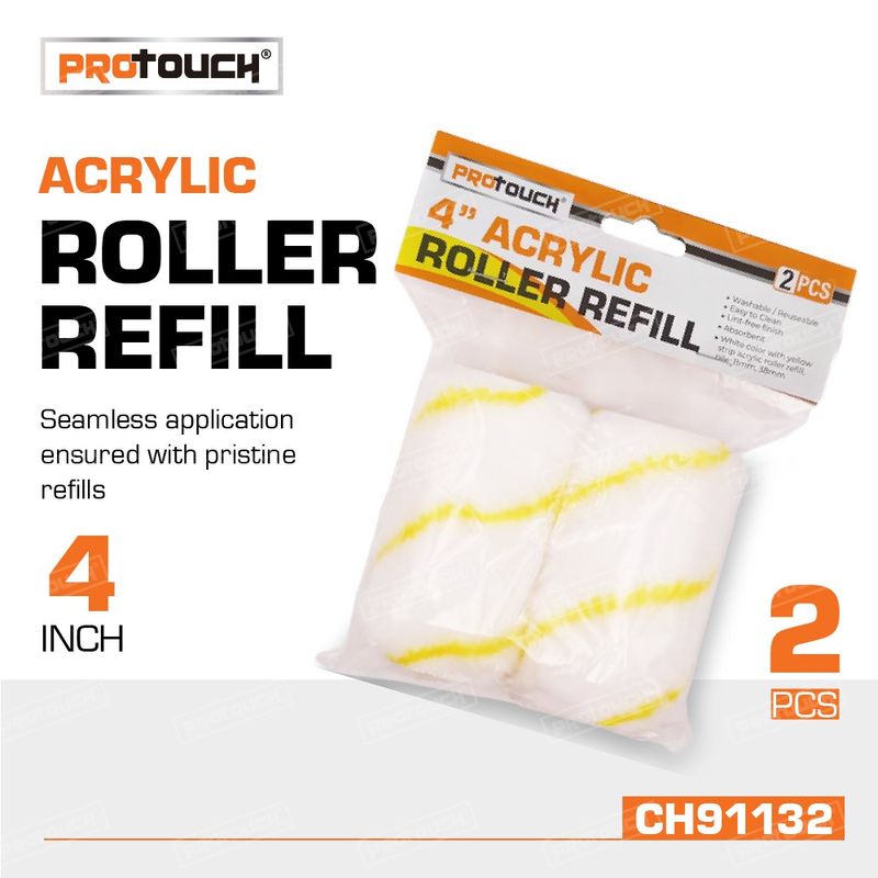 4" 2PCS ACRYLIC ROLLER REFILL