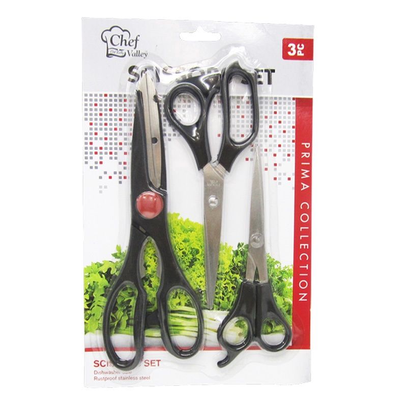 3PCS SCISSORS SET