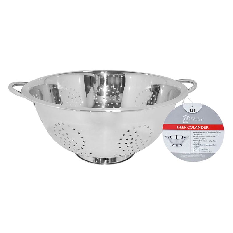 8 QT DEEP COLANDER