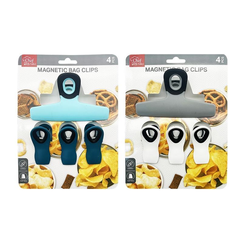 MAGNETIC BAG CLIPS 4PCS SET