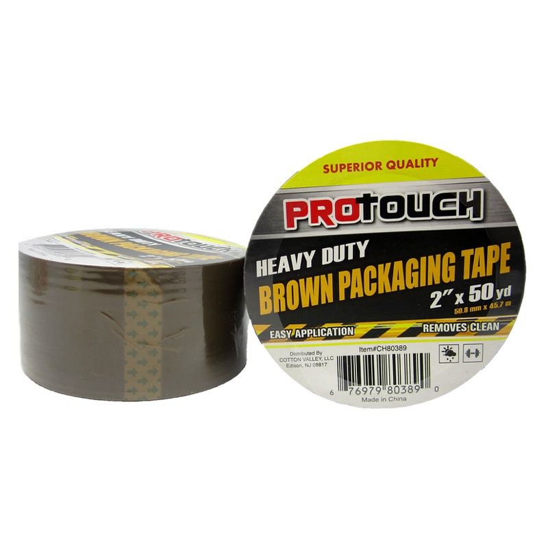 2" X 50 YD BROWN PACKING TAPE