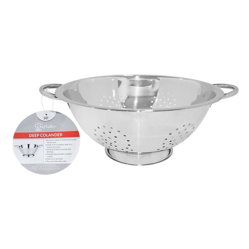 5 QT DEEP COLANDER