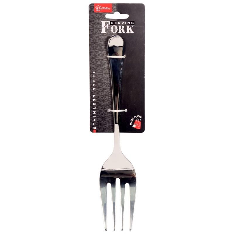 SS CURVE SERVING FORK