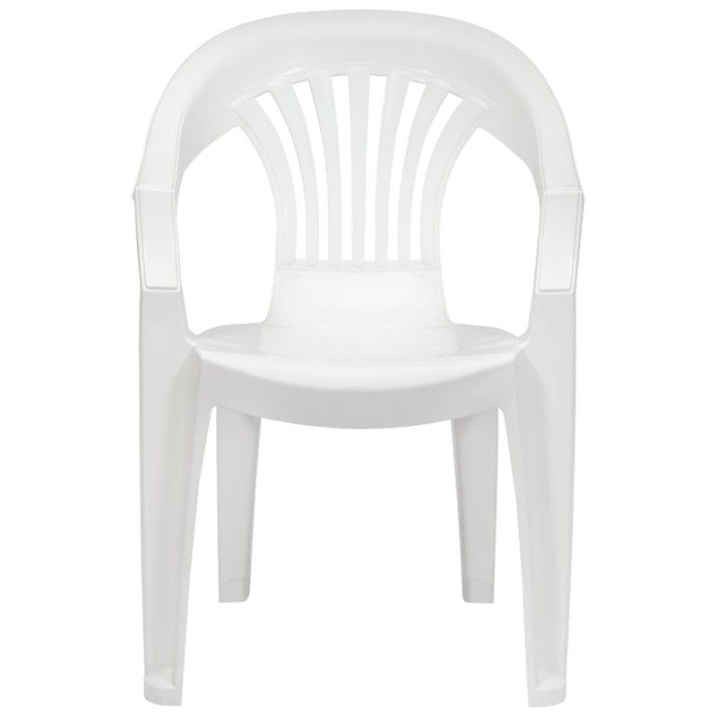 PLASTIC CHAIR MILKY WHITE