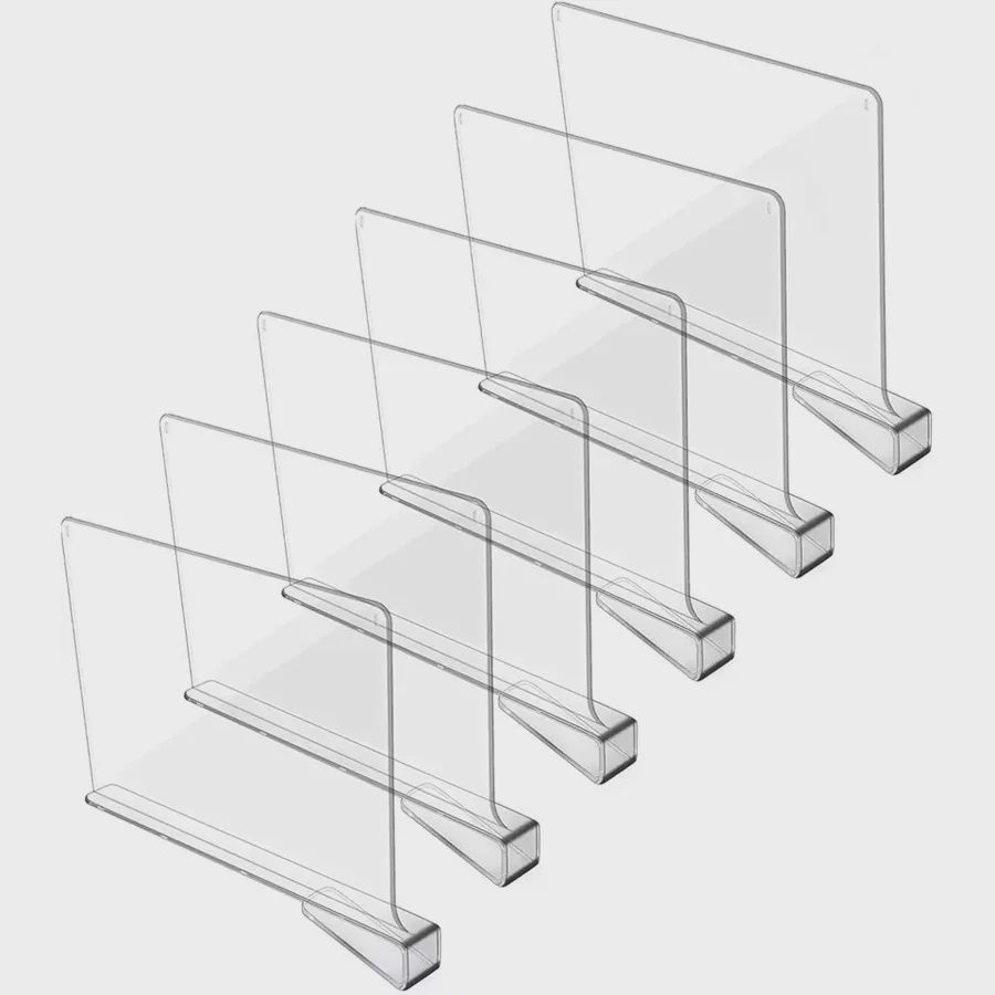 shelf dividers 6 pk