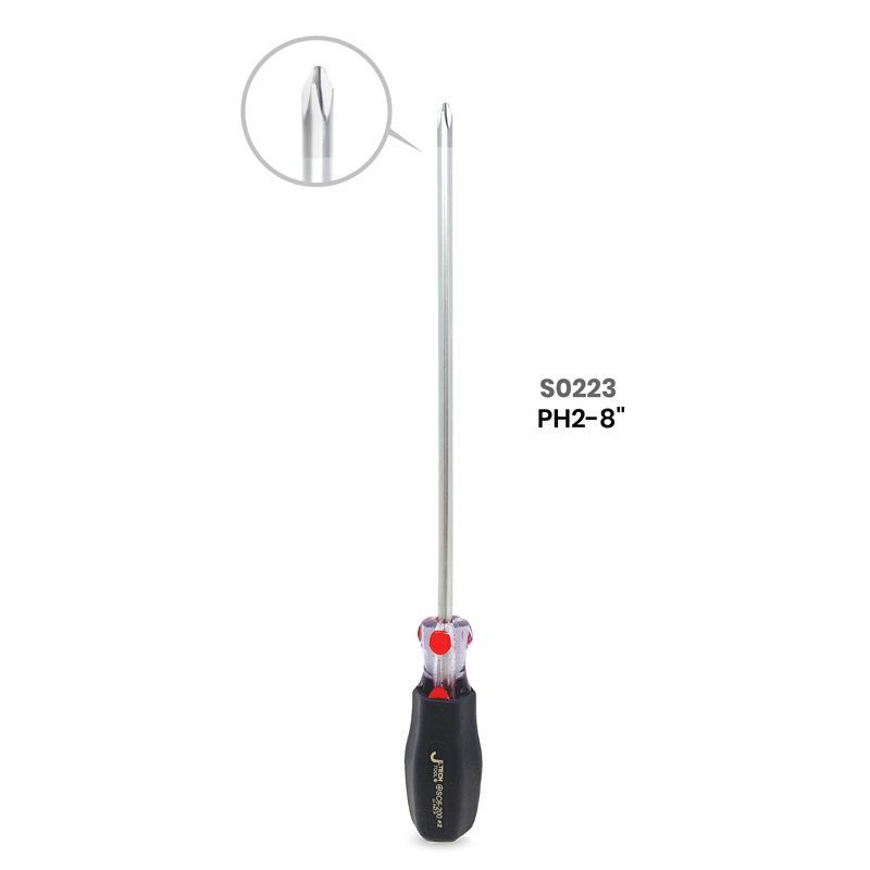 Line Colour Soft Grip Screwdriver Phillips PH#2-8"