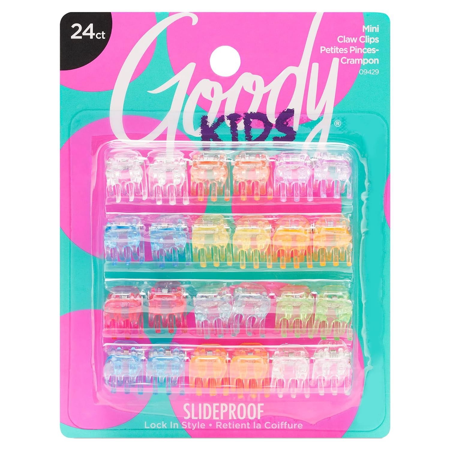 Goody Girl Classic Mini Claw Clips 24 ct.