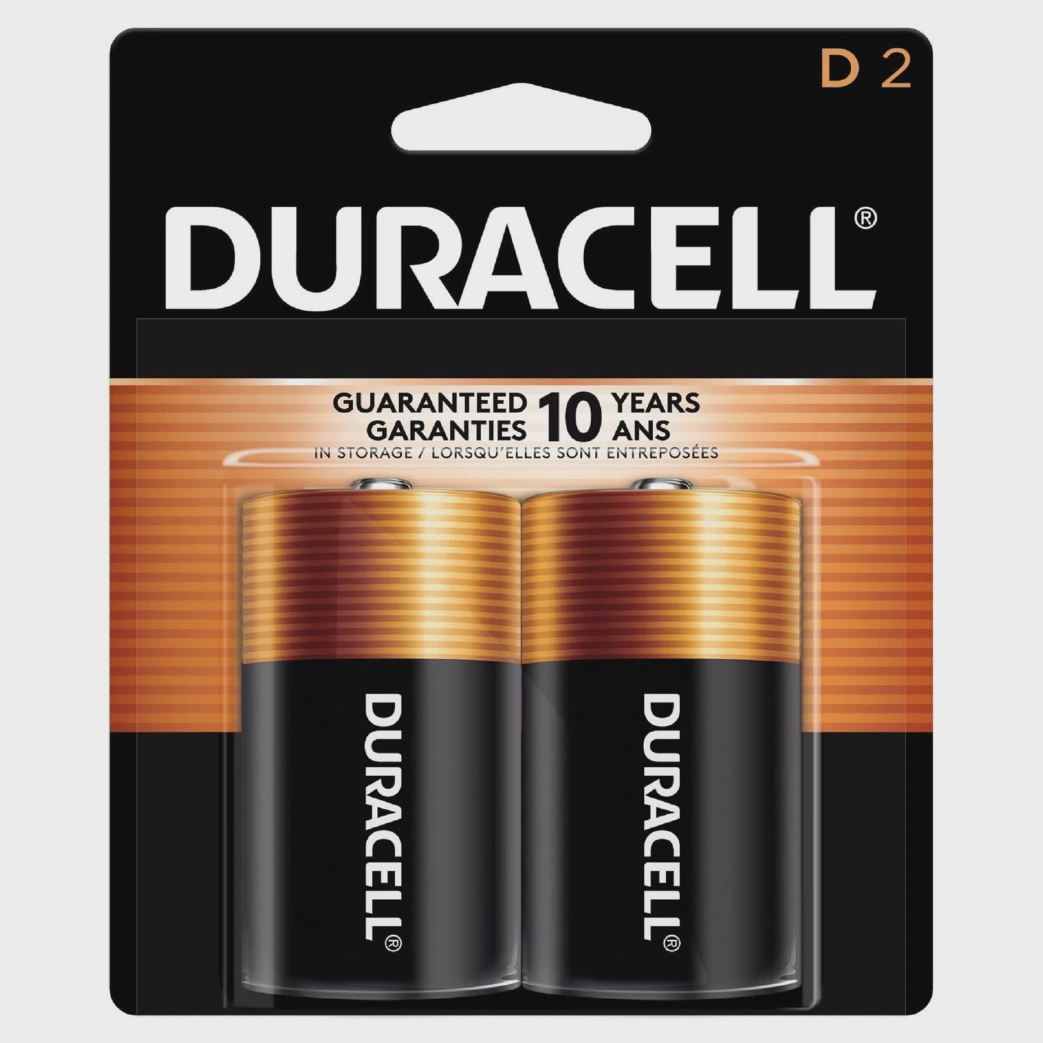 Duracell Battery Original Package# D - 2 Pack (USA)