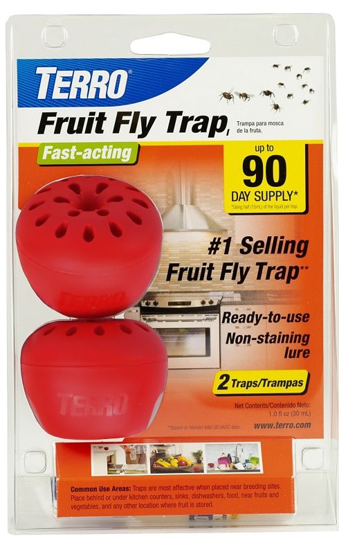 TERRO-FRUIT FLY TRAP- 2 pk