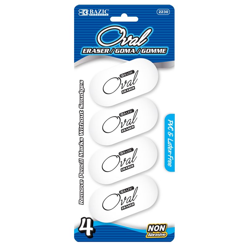 Eraser White 4 pk