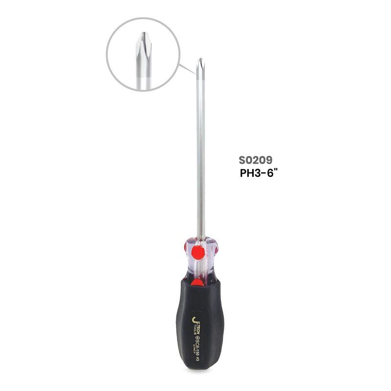 Line Colour Soft Grip Screwdriver PH#3