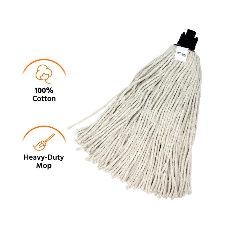 #16 Deck Mop Refill-100% Cotton Natural Cut End - 4 Ply Yarns
