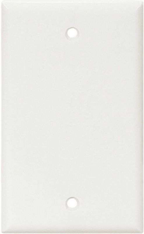 PLATE BLANK-WHITE-1 GANG