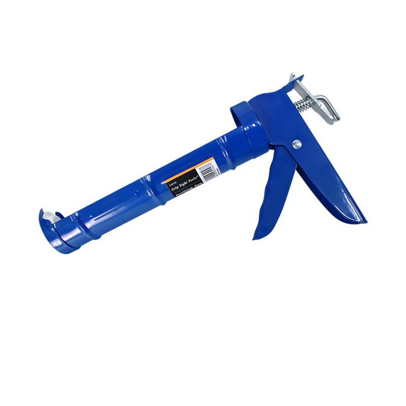 Caulking Gun- Heavy Steel Gauge - Lever Piston Blue