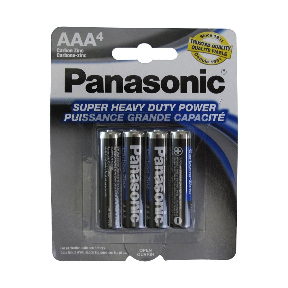 batteries AAA 4-Pack panasonic