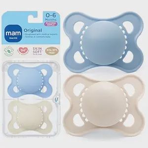 Mam Original 0-6 mo 2 pk Boys