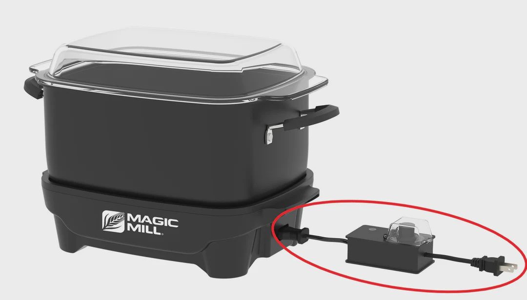 slow cooker control box and plug
