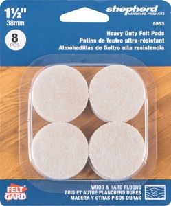 PAD FELT GARD HVYD 1-1/2IN BGE 8 PACK