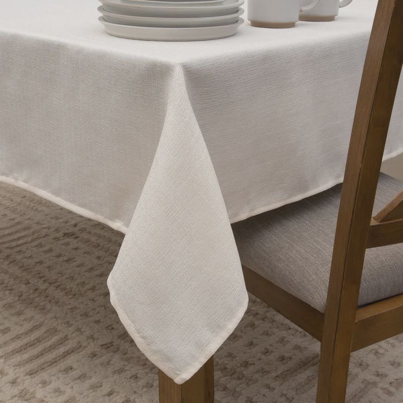Capri 60x90 Waterproof Tablecloth- White