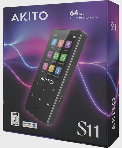 AKITO S11 64GB MP3 PLAYER NO SD CARD