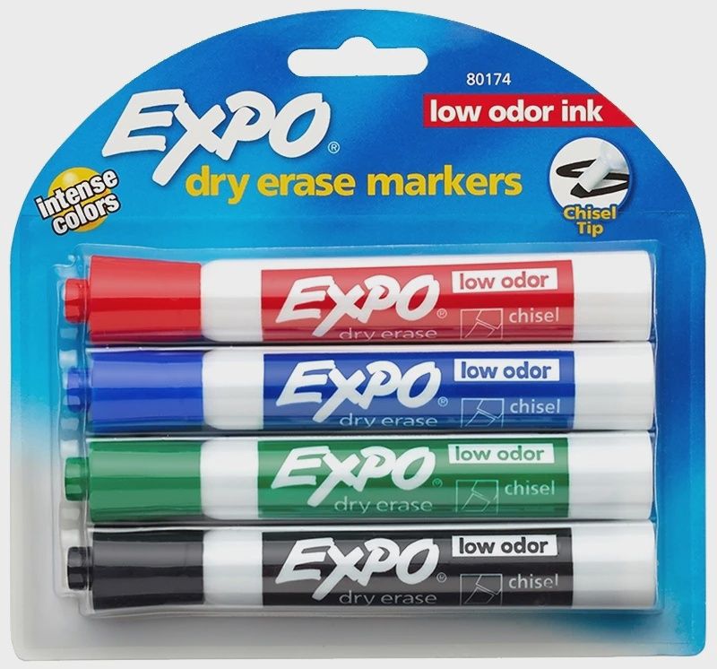 expo dry erase markers 4pk