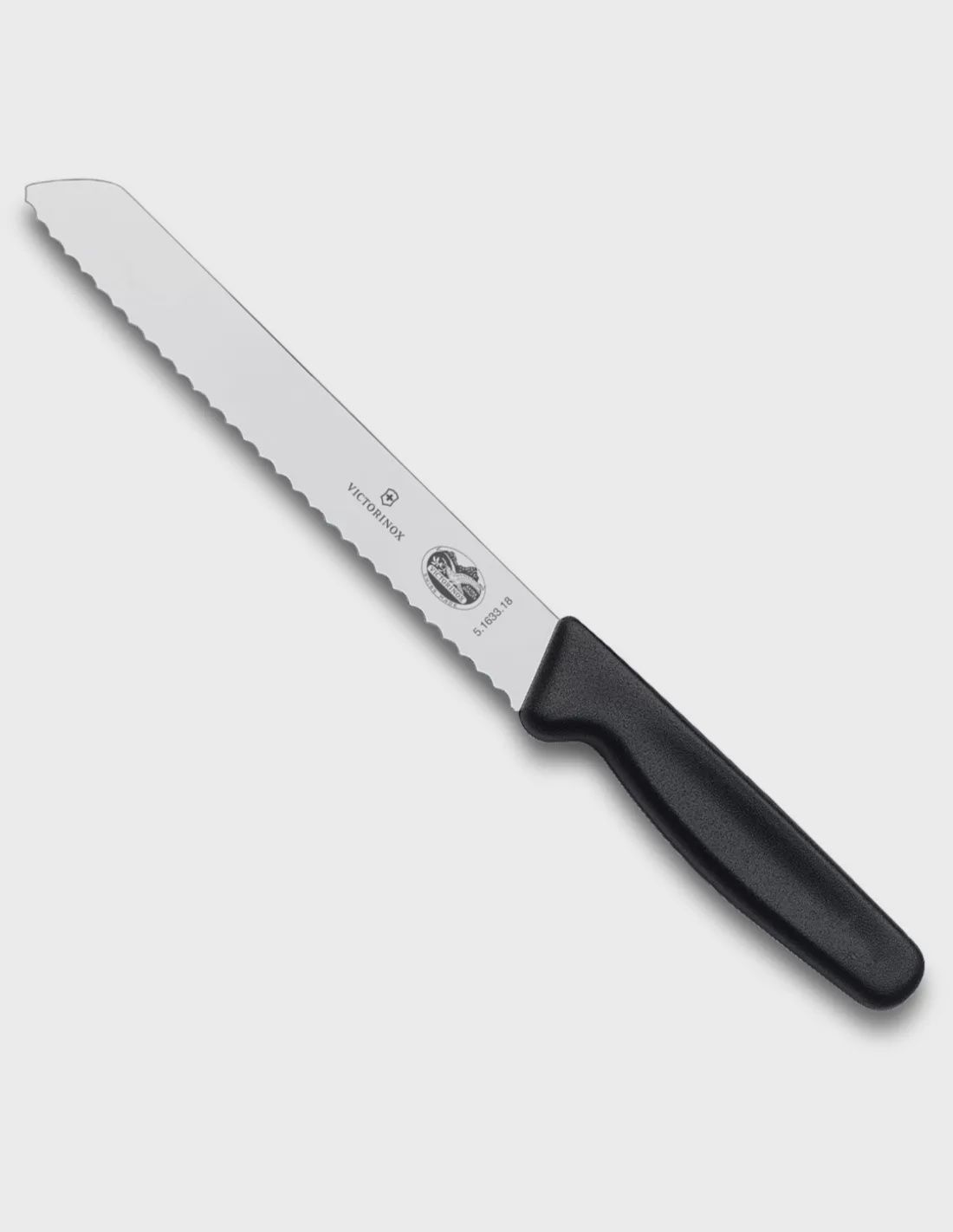 Victorinox Knife Bread 7"" S/E Black