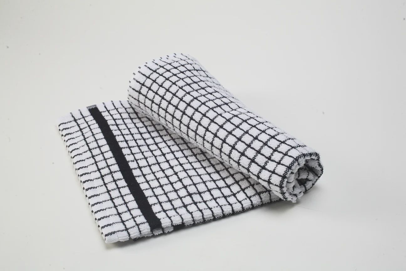 Poli-Check Dish Towel, Colour: BLACK