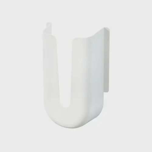 Grocery Bag Holder and Dispenser, Plastic, White