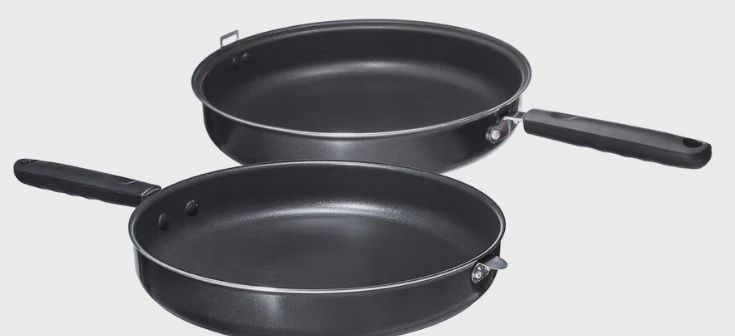 10" double fry pan