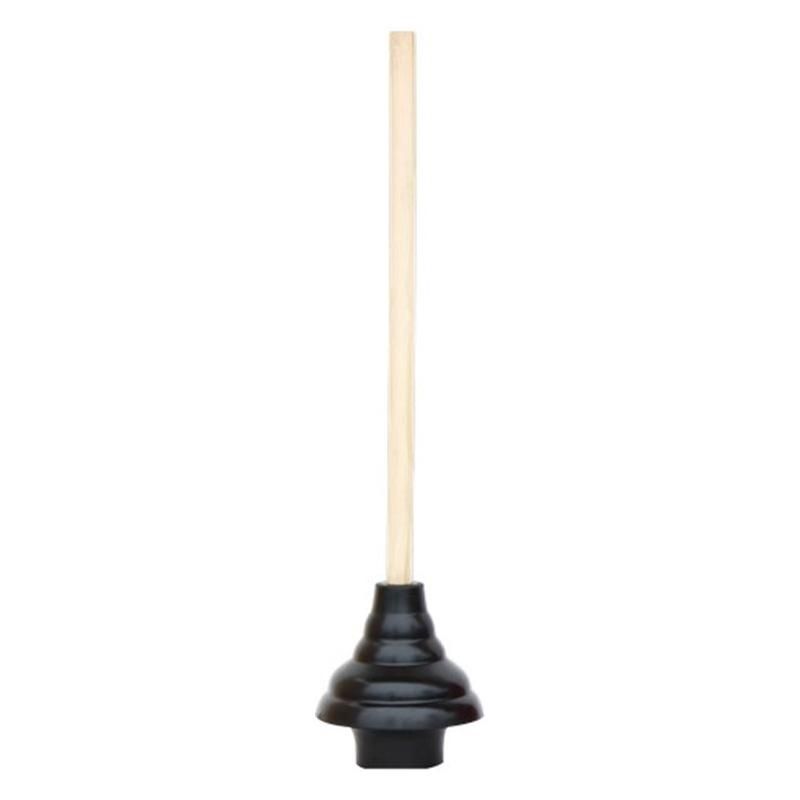PLUNGER WITH WOODEN HANDLE