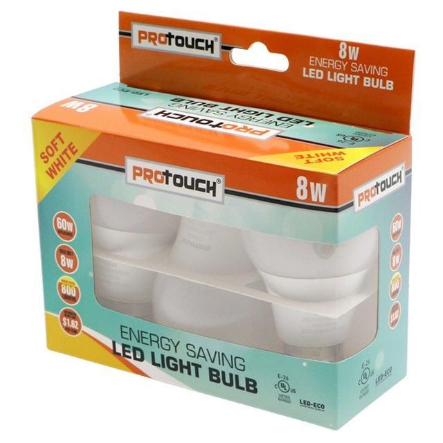 3pk a19 e26 bulbs soft white